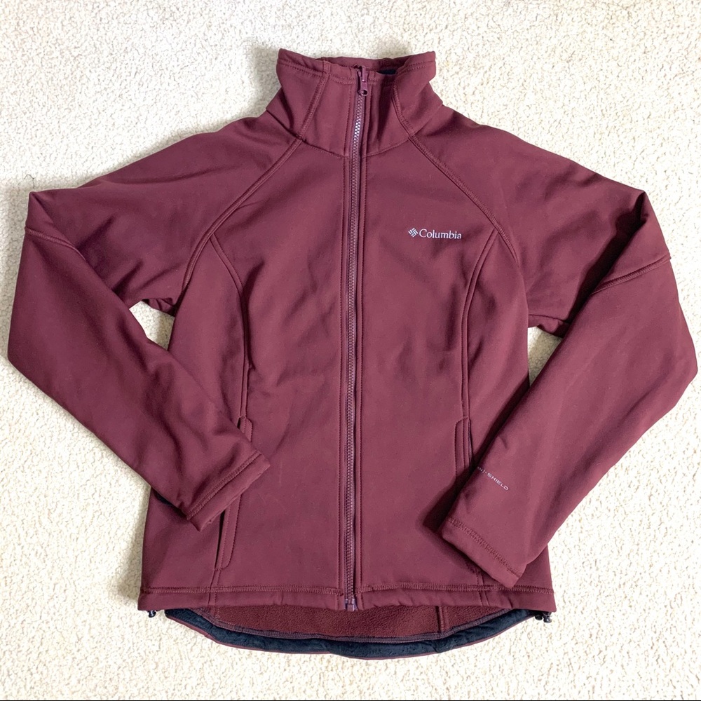 Columbia Maroon Interchange Zipup Jacket